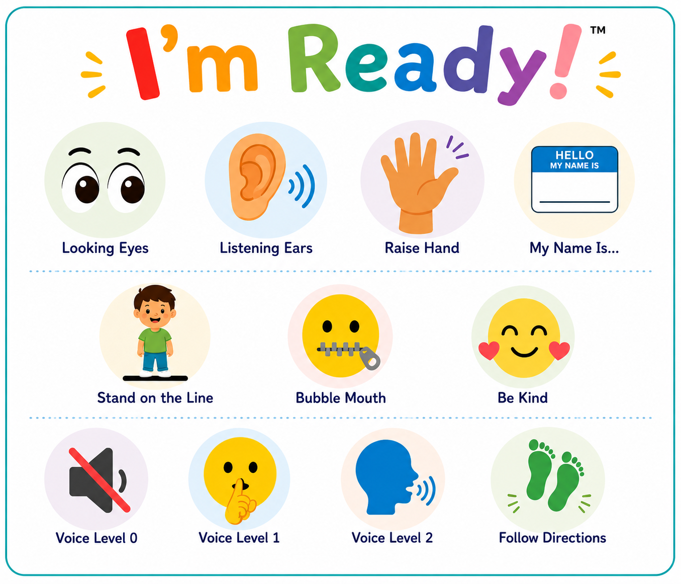 I'm Ready!™ Back-to-School Collection - First Release