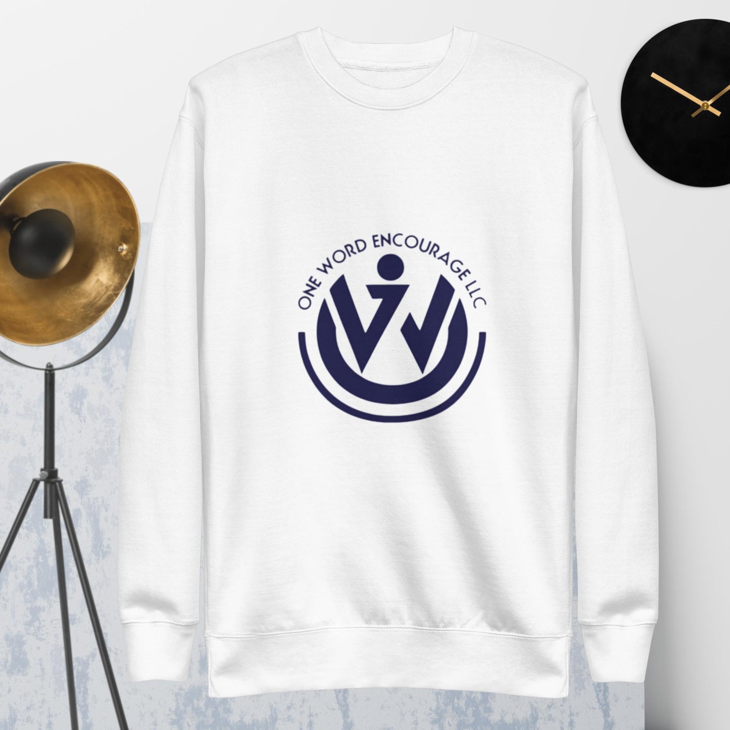 OWE Unisex Premium Sweatshirt (White & Gray)