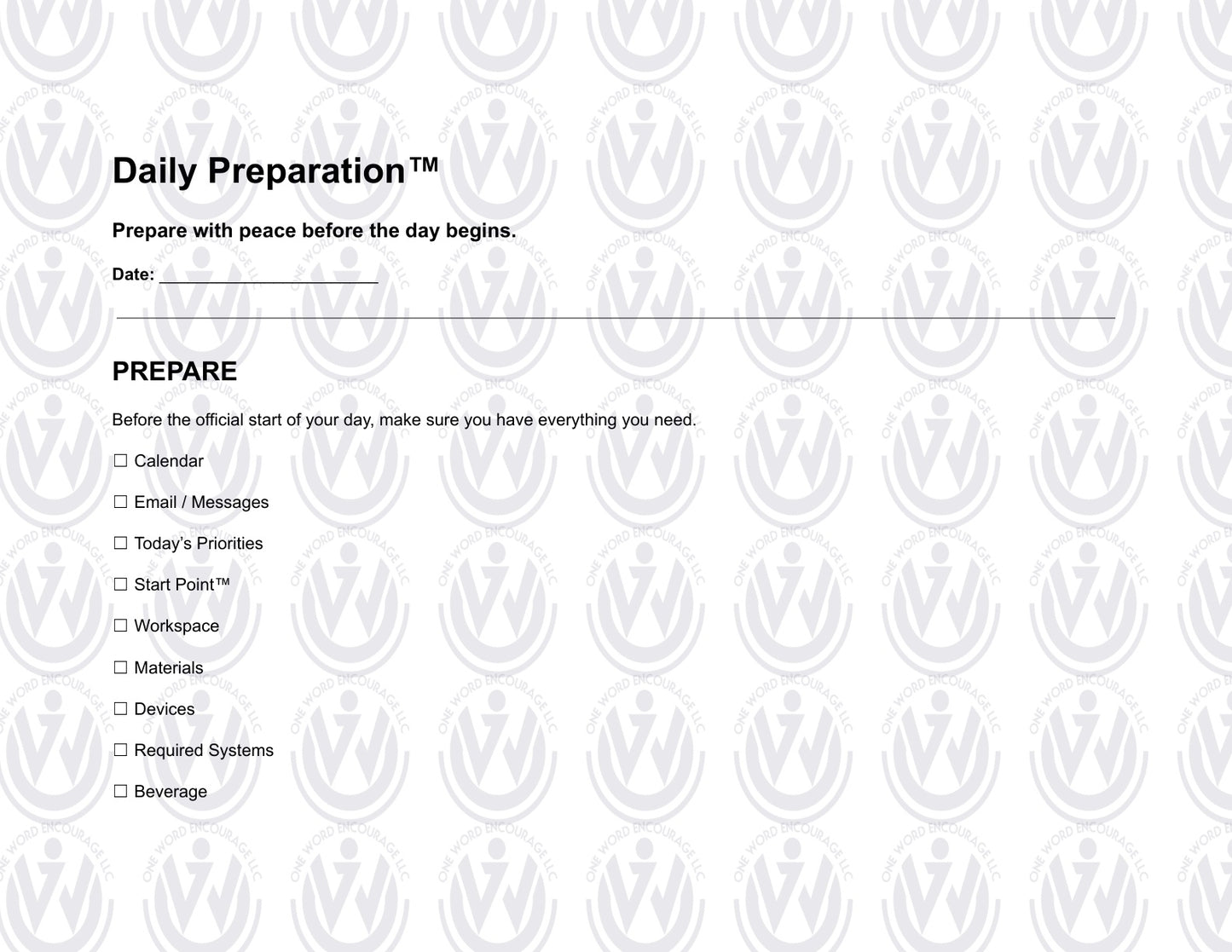 Daily Preparation™
