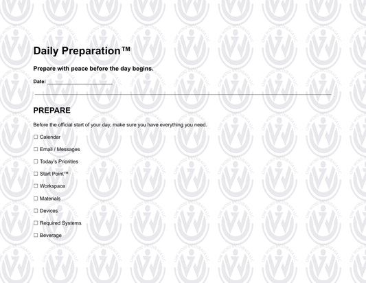 Daily Preparation™